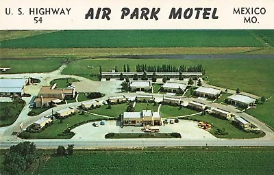 Postcard Air Park Motel East Of Mexico Missouri Airport Adjoining • $3.32