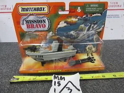 Matchbox Military Water Dragon Mission Bravo Vehicle Figure Weapon (MM.15.1.) • $29.99