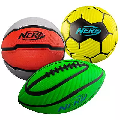 Mini Foam Sports Ball Set - Foam Football Soccer Ball + Basketball Set • $27.95