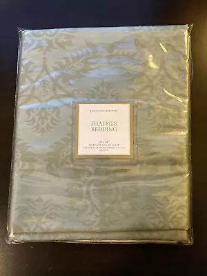 Restoration Hardware Thai Silk Sham 20” X 28” Standard 100% Silk • $32.99