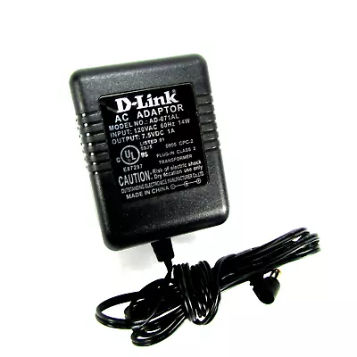 D-Link Power Supply Plug-In Class 2 Transformer Wall Adapter AD-071AL • $11.99