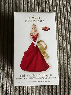 Hallmark Barbie As Eden Starling A Christmas Carol Ornament 2008 • $10