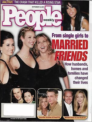 AALIYAH - PEOPLE Magazine  July 16 2001 - COURTNEY COX - JENNIFER ANISTON • $40