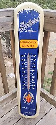 Vintage Packard Motor Cars Metal Advertising Thermometer Sign - 1950s- 39 In. • $165