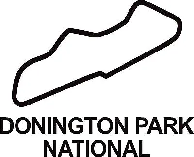 X2 Donington Park NATIONAL Circuit Race Track Outline Vinyl Decals Stickers 4  • £3.99