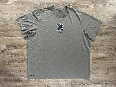 Xavier Musketeers Practice T Shirt Basketball Centet Swoosh 3XL Team Issue Mens • $23.98