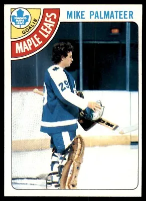 1978-79 Topps Mike Palmateer Goalie Toronto Maple Leafs #160 • $2.70