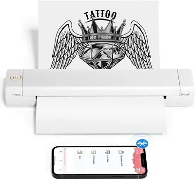 Phomemo M08F Wireless Portable  For Travel Thermal Tattoo Stencil Printer White • $65.95