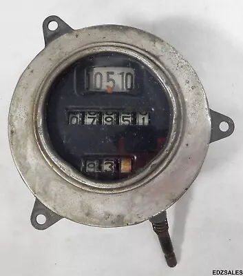 Vintage AC Barrel Style Automotive Car Vehicle Speedometer • $75