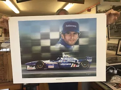 Damon Hill By Stuart Coffield 50cm X 70cm • £5