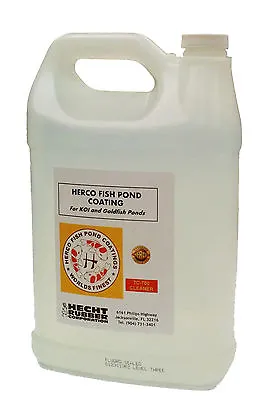 1 Gal. CLEANER For HERCO Fish Pond Coating • $75