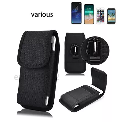 For Samsung Galaxy Phone Belt Clip Vertical Pouch Waist Bag Cover Case Universal • $12.34