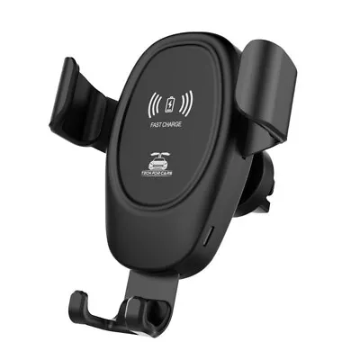 Air Vent Fast Qi Wireless Car Charger Charging Mount Holder For Various Phones • £9.89