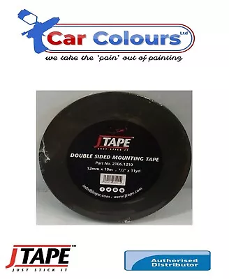 J Tape Double Sided Foam Car Mounting Tape 12mm X 10m FREE Postage • £4.60