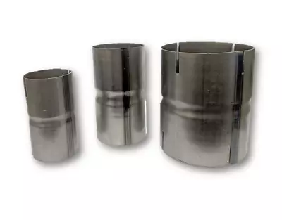 $43.99 • Buy 1 1/4  To 6  Exhaust Pipe Double Coupler Mild Steel Joiner Connector Slip Joint