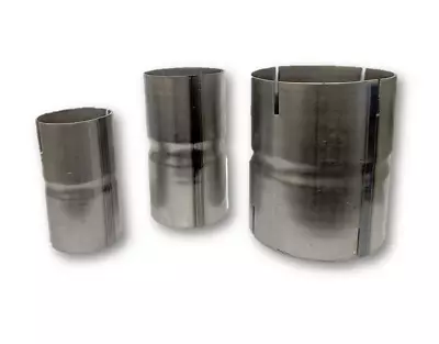1 1/4  To 6  Exhaust Pipe Double Coupler Mild Steel Joiner Connector Slip Joint • $27.49