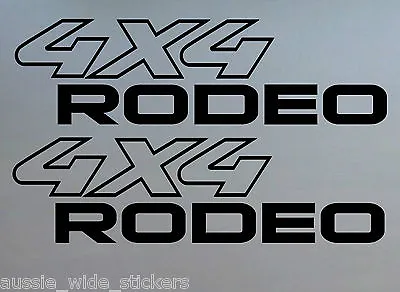 RODEO Ra Canopy Wheels Bullbar 4x4 Stickers 200mm (x2) • $6.90