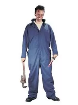 Mechanic Jumpsuit  Michael Myers  Costume Killer Horror Character 1Pc Navy Suit • $34.98