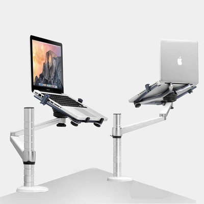 $149.99 • Buy Folding Cooling Adjustable Laptop Monitor Arm Stand Bracket Desk  Mount Holder