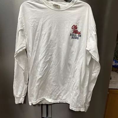 Ole Miss Vs Alabama 2015 Vintage Long Sleeve T-Shirt - L • $15