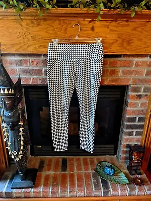 Janeric Brand Black And White Houndstooth Skinny Pants Women's Size Small • $19.99