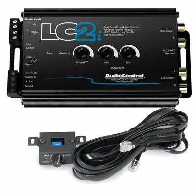 AudioControl LC2i 2 Channel Line Out Converter + Free NVX Complete Bass Knob • $99.99