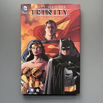 Trinity Deluxe Edition By Matt Wagner Hardcover HC Batman Superman Wonder Woman • $8.99
