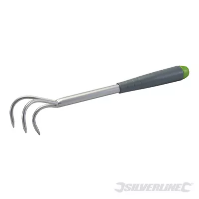 Hand Cultivator 3 Prong 365mm Gardening Hand Tools Silverline • £8.69