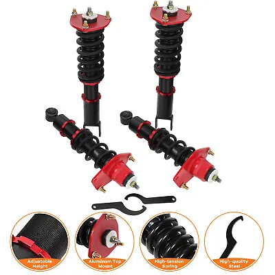 Coilovers For 2004-2011 Mazda RX-8 Red Shocks Struts Suspension Springs Kits • $234.89