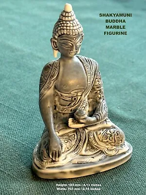 Shakyamuni Buddha Marble Figurine • $129.95