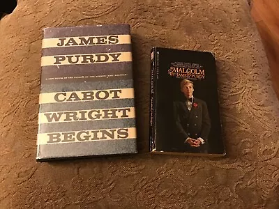 2 By James Purdy: CABOT WRIGHT BEGINS  & MALCOLM Very Good • $14.95