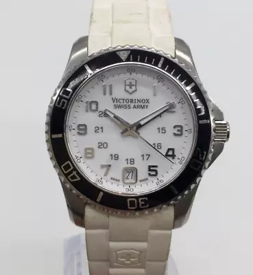 Victorinox Swiss Army Maverick Watch Women 34mm Silver Tone 241491 • $169.99