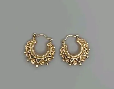 9ct Yellow Gold Creoles Hoops Earrings  • £79.99