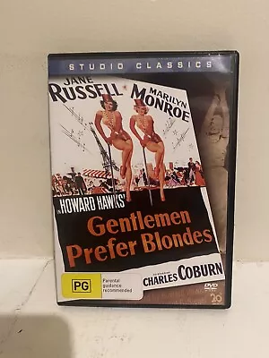 Gentlemen Prefer Blondes DVD Jane Russell Marilyn Monroe Free Post Region 4 • $5.21