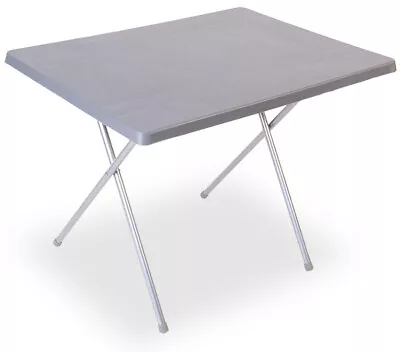 Quest Folding Camping Table Fleetwood Master 2 Heights Furniture Lightweight • £27.81