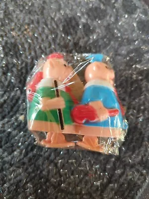 Vintage Disney Marx Toy Ramp Walker 3 Little Pigs Fifer & Fidler Pig Figure 1950 • $30