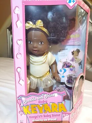 Sparkle And Shine Keyara Doll Kenya's Baby Sister Growing Up Proud NEW • $33.70