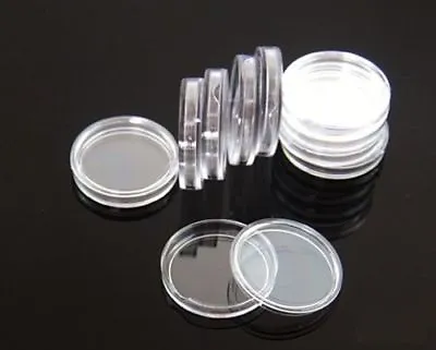 100 Direct Fit Airtight 24mm Coins Capsules Storage Holder For US Quarters • $8.49