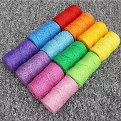 50M Replacement Sisal Rope Cat Scratching Post Sisal Rope Hemp Rope For Cat Tree • £5.98