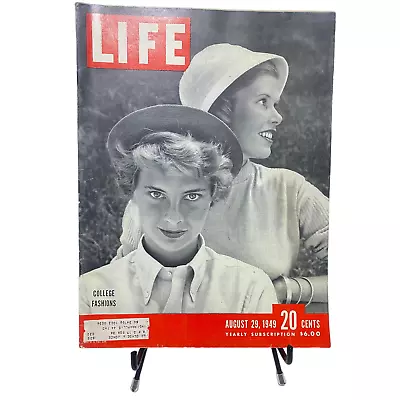 Life Magazine August 29 1949 New German Chancellor Affirms Link With West • $12.71