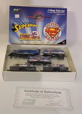 NASCAR Dale Earnhardt Jr Superman 7- Piece Train Set 1999 AC Delco H.O. Scale • $39