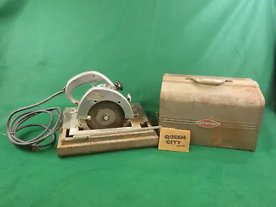 Vintage THOR SpeedSaw Circular Saw Model 475 W/Craftsman Steel Carry Case • $129