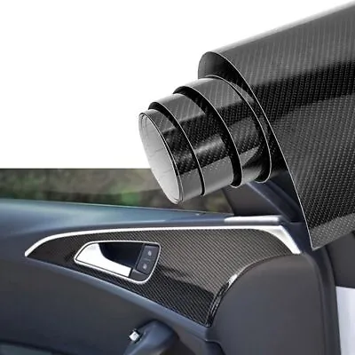 5D Waterproof Carbon Fiber Vinyl Car Wrap Sheet Roll Film Sticker Decal Paper* • $6.99