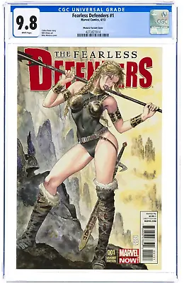 🔥 CGC 9.8 1st Print FEARLESS DEFENDERS #1 1:50 MILO MANARA Variant MARVEL 2013 • $349