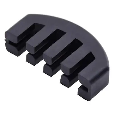 Silicone Black Practice Mute / For 3/4 4/4 Violin 5 Pronged • $6.56