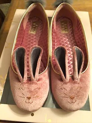 Ted Baker Women's Bellamo Velvet Bunny Slippers • $35