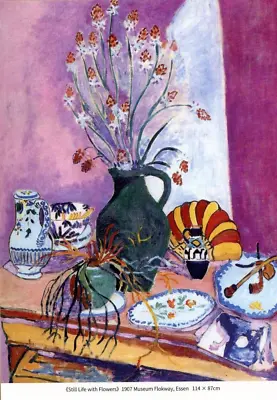 Still Life With Flowers Henri Matisse (French 1869-1954) --POSTCARD • $3.99