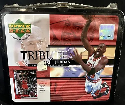1998/99 UPPER DECK TRIBUTE TO JORDAN NBA BASKETBALL LUNCH BOX 30 CARD Set F/S • $65