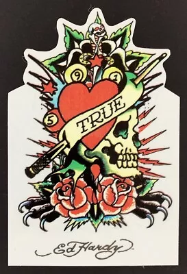 True Love STICKER Decal Artist Ed Hardy Out Of Print! • $7.49