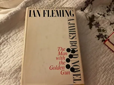 Ian Fleming THE MAN WITH THE GOLDEN GUN James Bond Hardcover 1965 W/Dust Jacket • $14.99